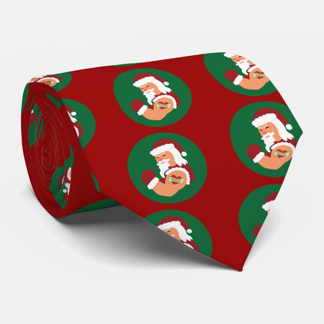 Corbata Tattooed Santa (Enrollado)