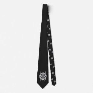 Corbata Tatuaje de tortuga guerrero Tiki
