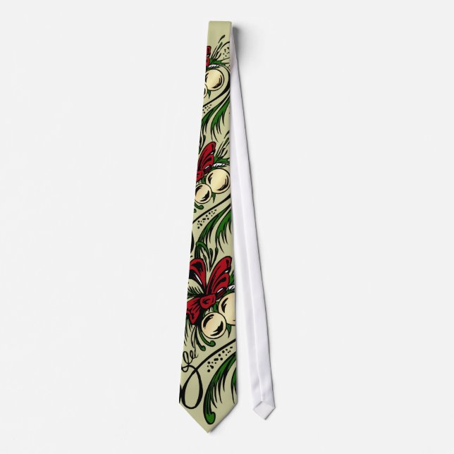Corbata Tatuaje del navidad (Anverso)