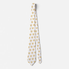 Corbata Taurus Zodiac Astro Oro Zodiac Rótulo de Astrologí