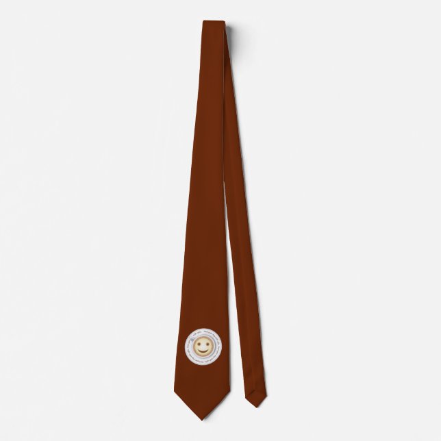 Corbata Taza sonriente de café (Anverso)