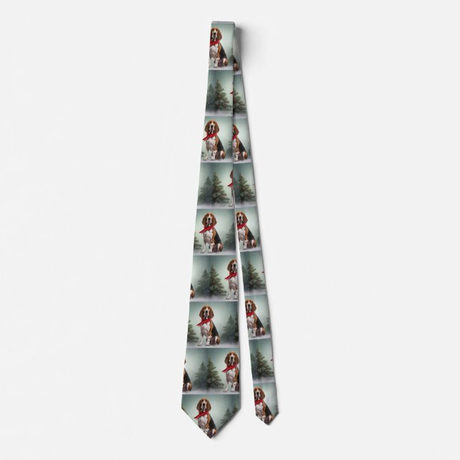 Corbata Té a Walker perros callejeros en Navidades de niev (Anverso)