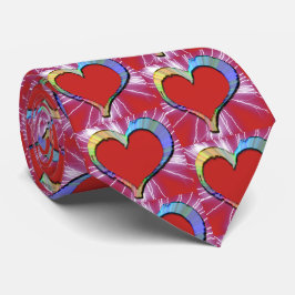 Corbata Te encantan muchos corazones de Día de San Valentí