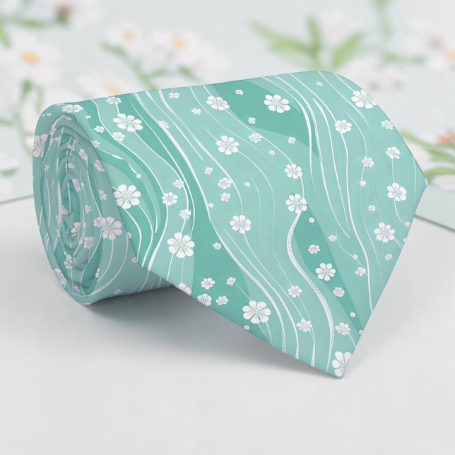 Corbata Teal de Primavera Estacional (Subido por el creador)