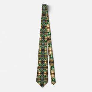 Corbata tecla de dragón
