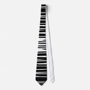 Corbata TEJA del ÉBANO Y de la MARFIL (un diseño) del ar