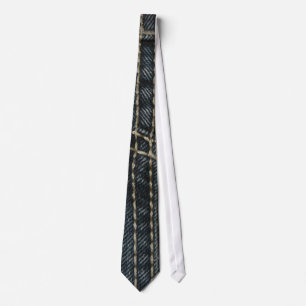 Corbata Tejano azul oscuro