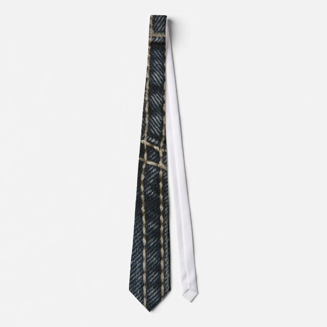 Corbata Tejano azul oscuro (Anverso)