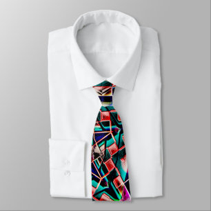 Corbata Tejas de plástico o cuero al estilo Kaleidoscope