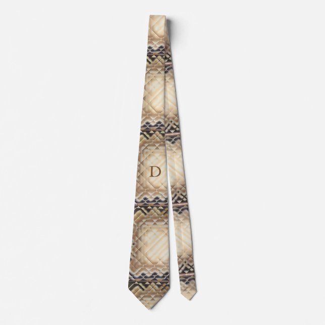 Corbata Tejido de cuello cuadrado dimensional (D) (Anverso)