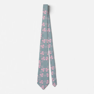 Corbata Tejido de cuello de diseño floral |1 owlartista