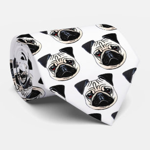 Corbata Tejido de cuello de pug