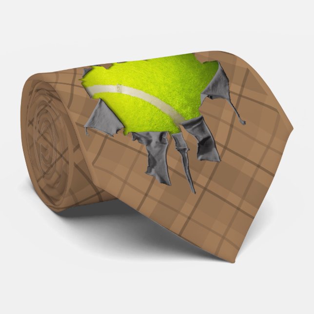 Corbata Tejido de cuello de tenis desgarrado (Enrollado)