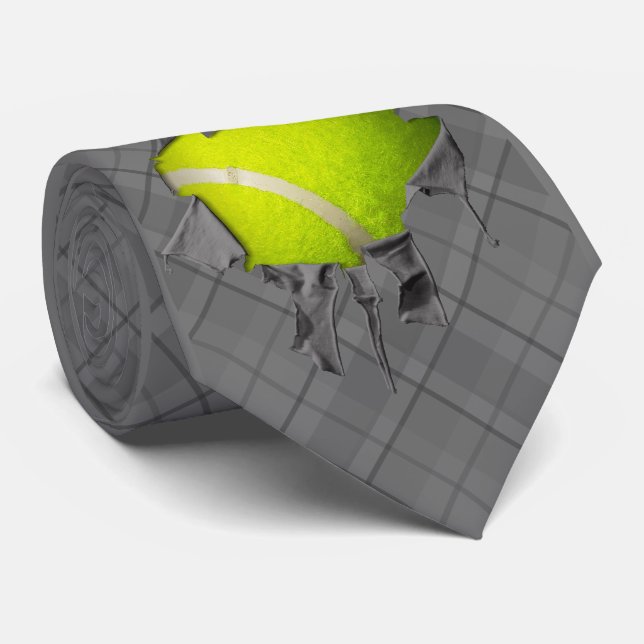 Corbata Tejido de cuello de tenis desgarrado (Enrollado)