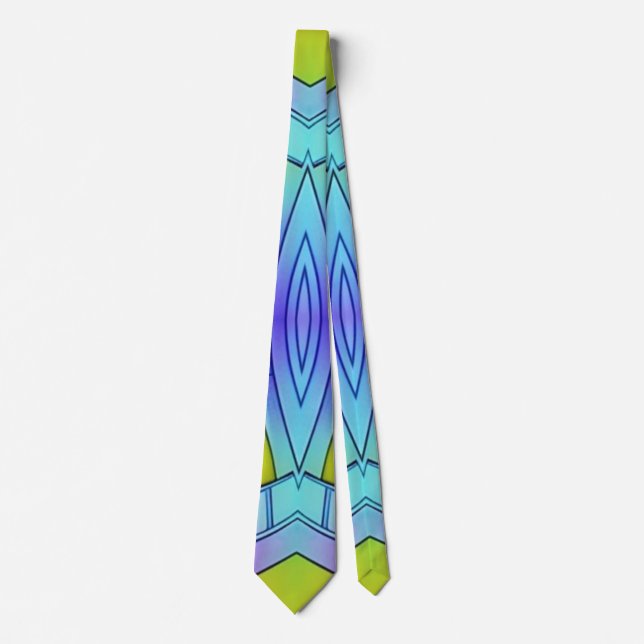Corbata Tejido de cuello, diseño de patrón de impresión de (Anverso)
