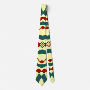 Corbata Tejido de cuello, diseño de patrón de impresión de