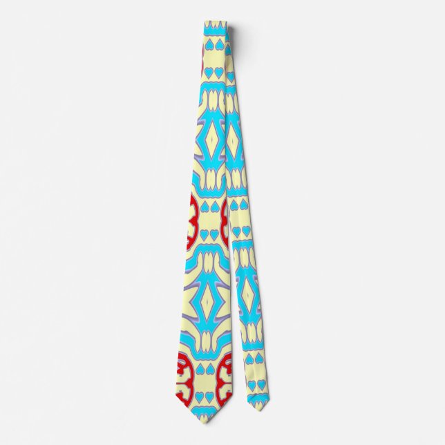 Corbata Tejido de cuello, diseño de patrón de impresión de (Anverso)