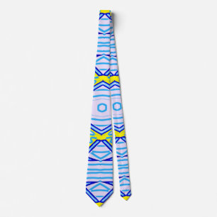 Corbata Tejido de cuello, diseño de patrón de impresión de