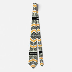 Corbata Tejido de cuello, diseño de patrón de impresión de
