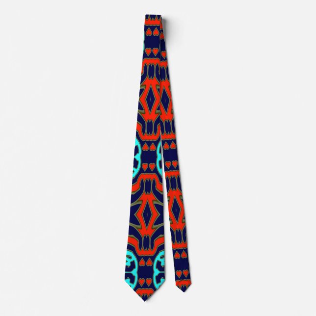 Corbata Tejido de cuello, diseño de patrón de impresión de (Anverso)