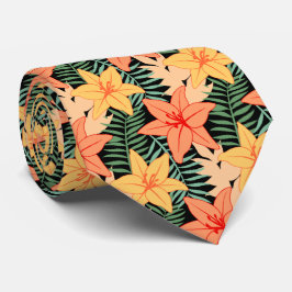 Corbata Tejido de cuello tropical