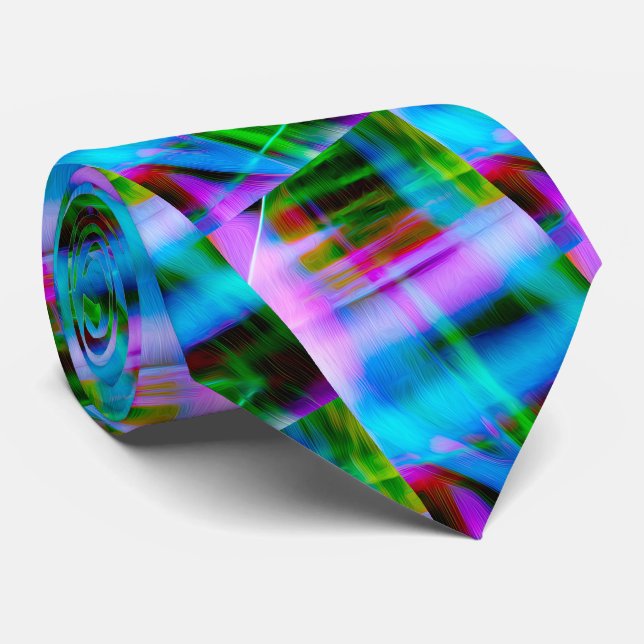 Corbata Tejido de espectro eléctrico (Enrollado)