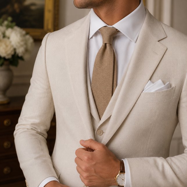 Corbata Tejido de punto de llama dorada (Subido por el creador)
