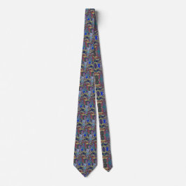 Corbata Tejido de Relieve metalizado de arce