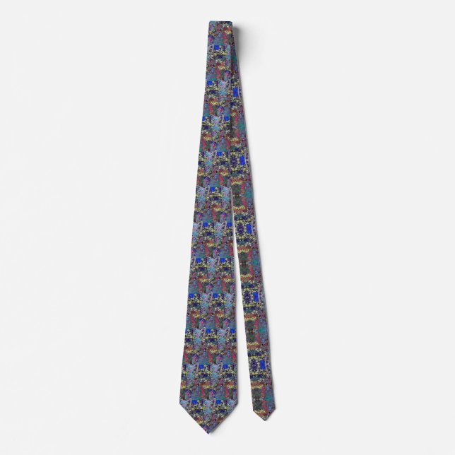 Corbata Tejido de Relieve metalizado de arce (Anverso)