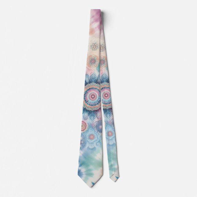 Corbata Tejido floral (Anverso)