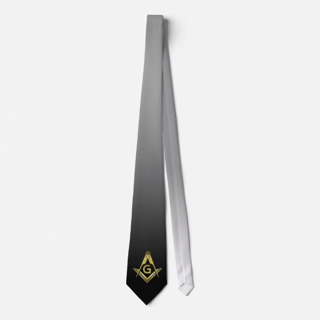 Corbata Tejidos masónicos | Regalos personalizados de masó (Anverso)