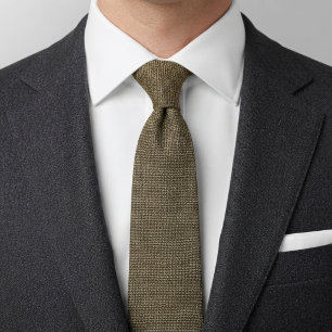 Corbata Tela de tweed de pájaro naranja oxidada de dinero 