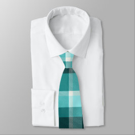 Corbata Tela escocesa azul