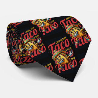 Corbata Tema Cinco de Mayo Taco