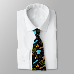Corbata Tema de graduación de Guay Negro