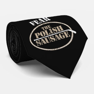 Corbata Tema la salchicha polaca (el hockey)