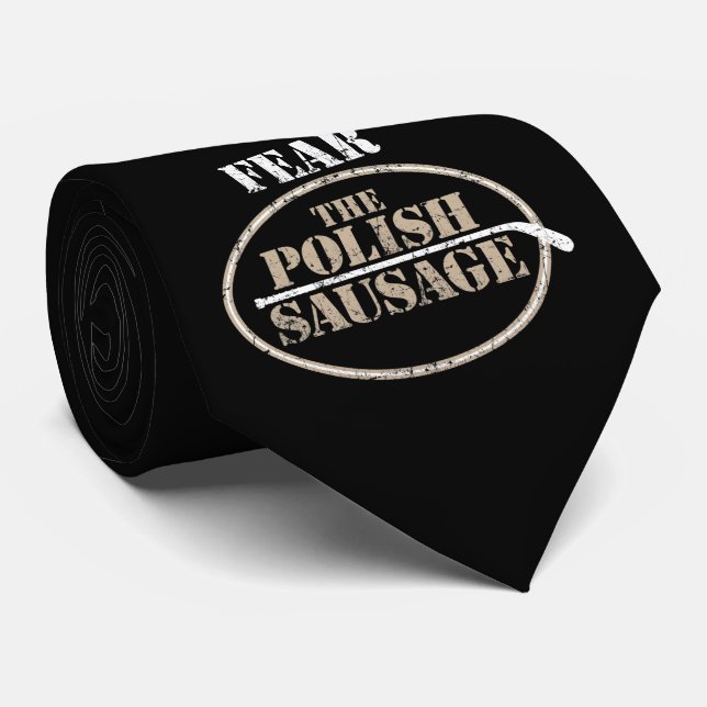 Corbata Tema la salchicha polaca (el hockey) (Enrollado)