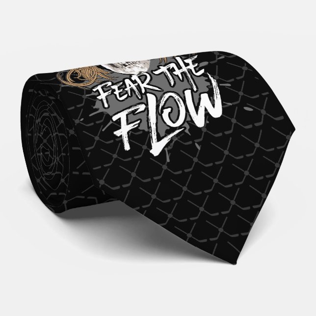 Corbata Teme El Flujo (pelo de hockey) (Enrollado)