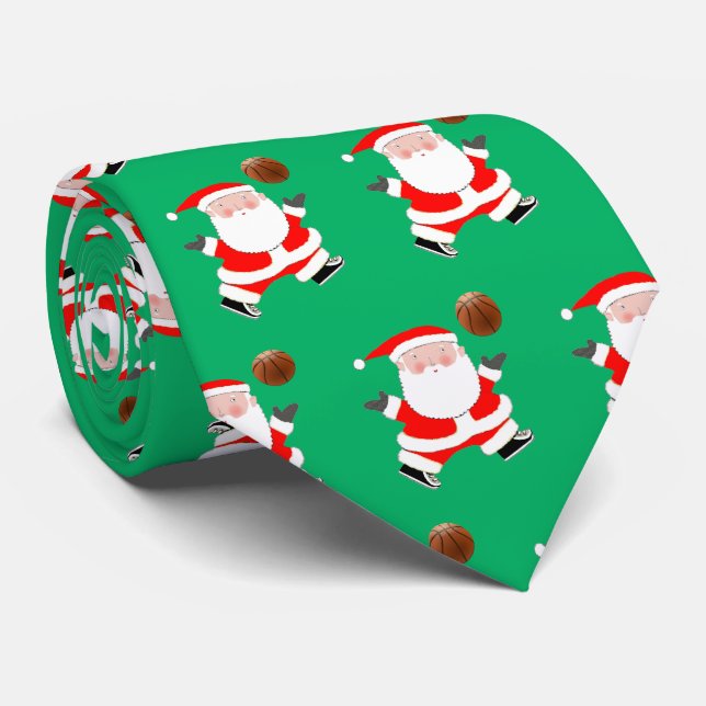 Corbata Temporada de Navidades de baloncesto (Enrollado)