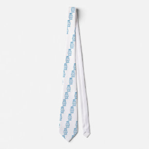 Corbata Ten paciencia conmigo (Azul)