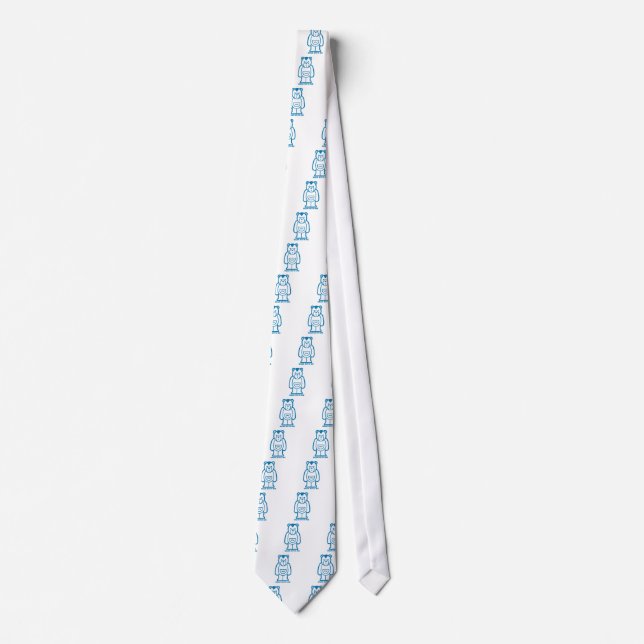Corbata Ten paciencia conmigo (Azul) (Anverso)