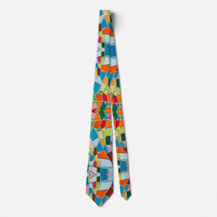 Corbata Tendencia FunkyTerrazzo Colorful Neck Tie