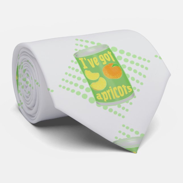 Corbata Tengo albaricoques Tin de fruta (Enrollado)