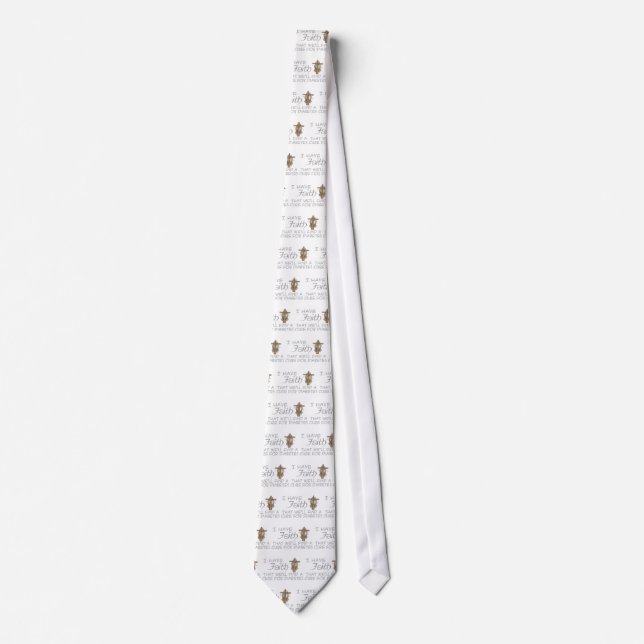 Corbata Tengo FE que encontraremos una curación para la (Anverso)