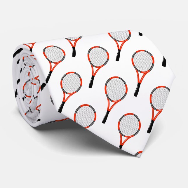 Corbata Tenis, raqueta | Tenis perfecto (Enrollado)