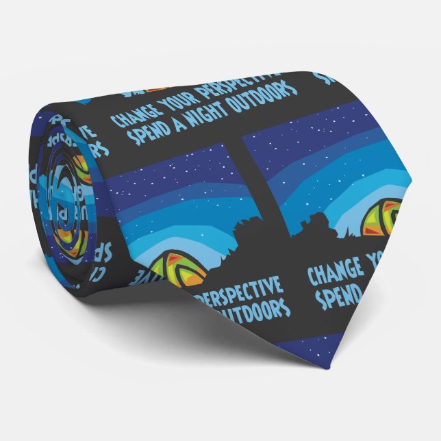 Corbata Tent Camping Night Sky Stars (Enrollado)