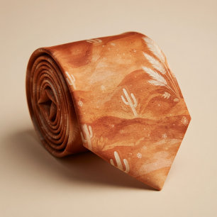Corbata Terracota Desierto Boho