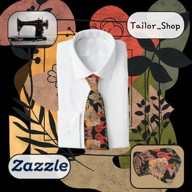 Corbata Terracota moderna de estilo oscuro (Subido por el creador)