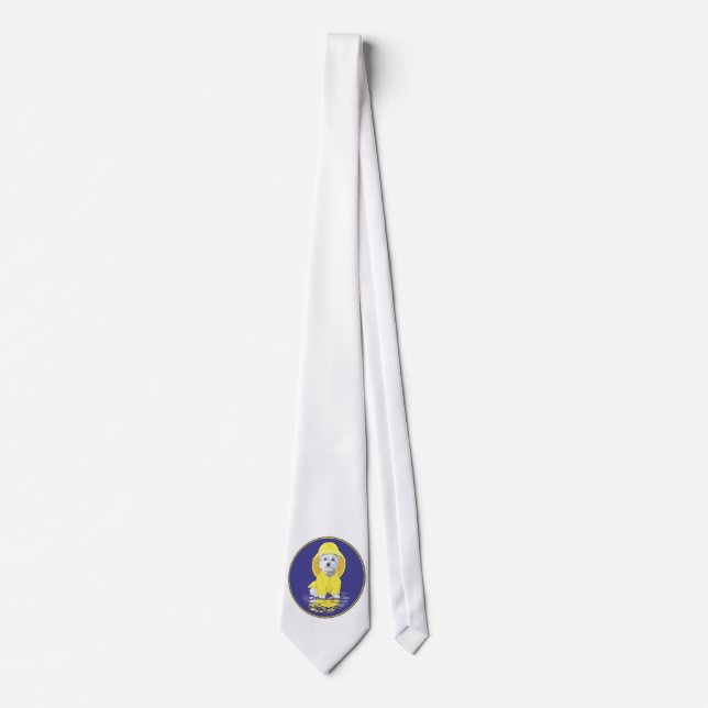 Corbata Terrier Blanco de las Tierras Altas del Oeste Lluv (Anverso)