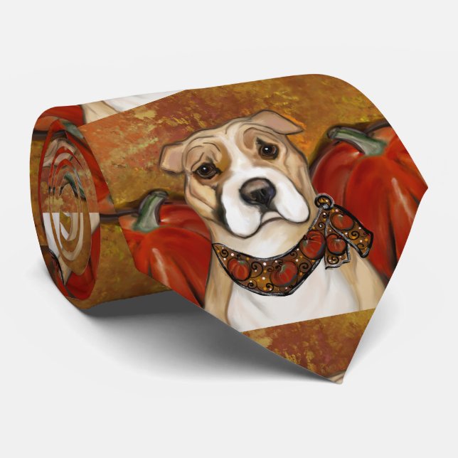CORBATA TERRIER STAFFORDSHIRE AMERICANO          (Enrollado)
